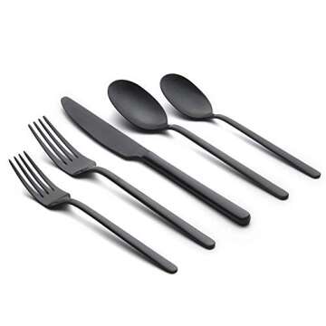 Elegant 20 Piece Flatware Set for Stylish Dining Experiences