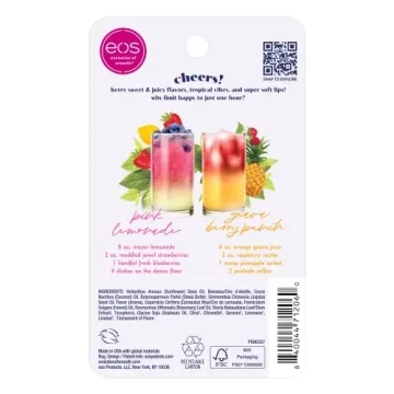 eos Sunset Sips Lip Balms Gift Set - Pink Lemonade & Guava Berry