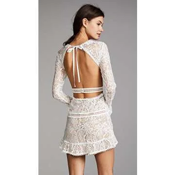 For Love & Lemons Women's Emerie Cutout Dress