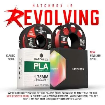 HATCHBOX 1.75mm Wood PLA 3D Printer Filament, 1 KG Spool, Dimensional Accuracy +/- 0.03 mm, 3D Printing Wood Filament