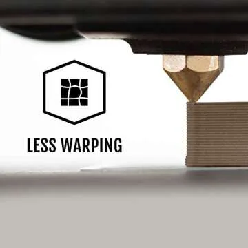 HATCHBOX 1.75mm Wood PLA 3D Printer Filament, 1 KG Spool, Dimensional Accuracy +/- 0.03 mm, 3D Printing Wood Filament