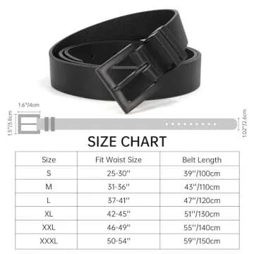 Stylish SANSTHS Women's Leather Belt for Every Outfit