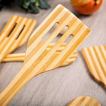 Shop Eco-Friendly Bamboo Kitchen Utensils Set - 6 Pieces