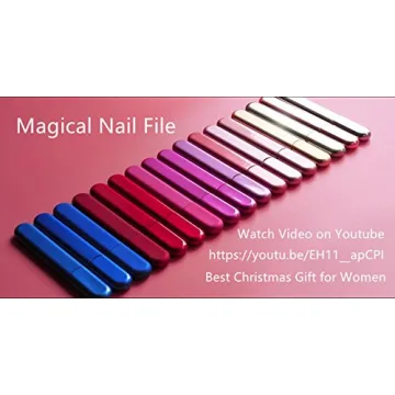 Premium Glass Nail File with Case for Perfect Nails