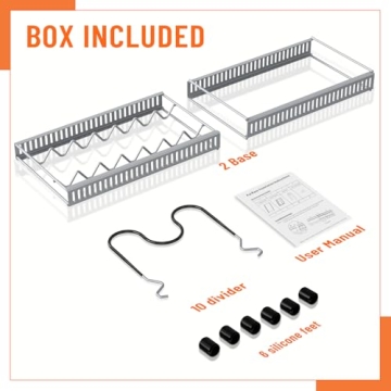AHNR Expandable Pot and Pan Organizers Rack for Kitchen