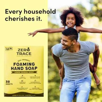 ZERO TRACE Foaming Soap Sheets - Eco-Friendly Hand Hygiene