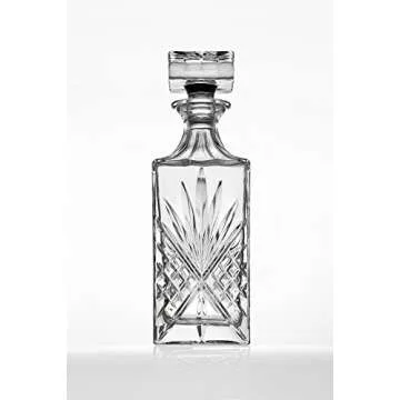 Beautiful Lefonte Whiskey Decanter for Any Spirit - 750ml