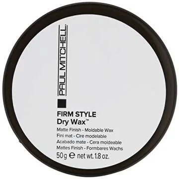 Paul Mitchell Dry Wax, Long-Lasting Hold, Matte Finish, For All Hair Types, 1.8 oz
