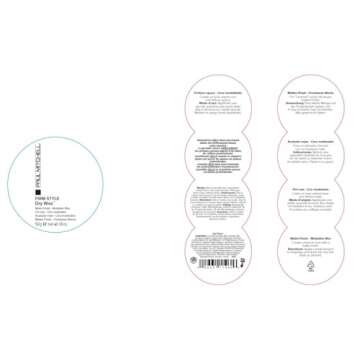 Paul Mitchell Dry Wax, Long-Lasting Hold, Matte Finish, For All Hair Types, 1.8 oz