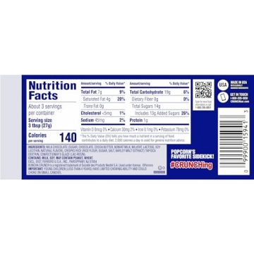 Buncha CRUNCH 12 Pack Chocolate Candy for Sharing