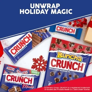 Buncha CRUNCH 12 Pack Chocolate Candy for Sharing