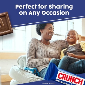 Buncha CRUNCH 12 Pack Chocolate Candy for Sharing