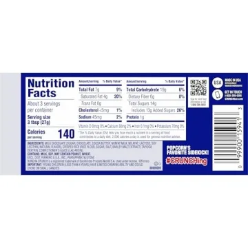 Buncha CRUNCH 12 Pack Chocolate Candy for Sharing