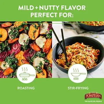 Pompeian 100% Avocado Oil Cooking Spray - High-Heat Cooking