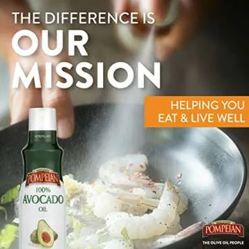 Pompeian 100% Avocado Oil Cooking Spray - High-Heat Cooking