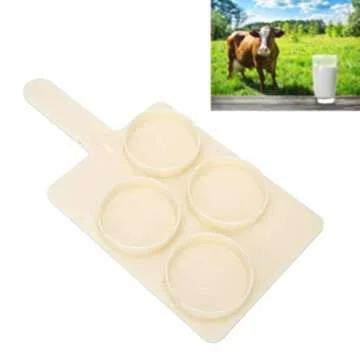 Milk Sampling Tray, ABS Farm Milk Collection Sampling Tray Cattle Farm Laboratory Mastitis Test Board Animal Husbandry Supplies for Cow