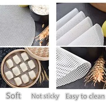11inch Non-Stick Silicone Steamer Mesh for Dumplings