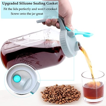 GMSWEET 64 OZ Cold Brew Coffee Maker Stylish & Durable