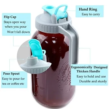 GMSWEET 64 OZ Cold Brew Coffee Maker Stylish & Durable