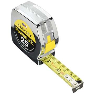 Stanley Hand Tools 33-425 1" X 25' PowerLockÂ II Professional Tape Measure