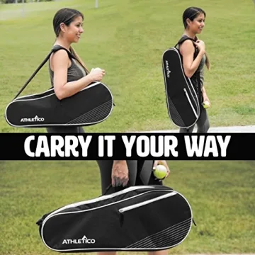 Athletico Lightweight Tennis Bag for 3 Rackets