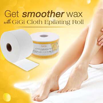 GiGi Epilating Roll for Hair Waxing/Hair Removal, Cloth Epilating Roll, Non Woven Design For Use wit...