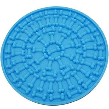 Tysons Pet Treats 2pcs Dog Lick Pad, Bath & Grooming Slow Feeders, Distraction Device,Powerful Sucti...