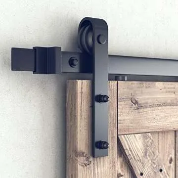 Heavy Duty Sliding Barn Door Hardware Kit for Easy Install