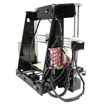 ANET A8 3D Printer,Desktop Acrylic LCD Screen Printer 220 x 220 x 240mm Compatible with Windows XP/7/8/10, Mac, Linux