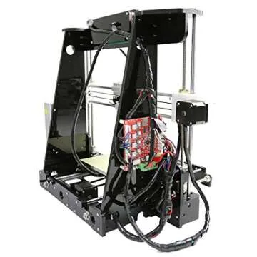 ANET A8 3D Printer,Desktop Acrylic LCD Screen Printer 220 x 220 x 240mm Compatible with Windows XP/7/8/10, Mac, Linux