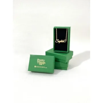 Personalized Double Name Necklace with Heart - Custom Gift