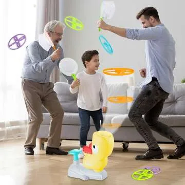 XAZASTOV Flying Discs Launcher - Fun Toy for Kids