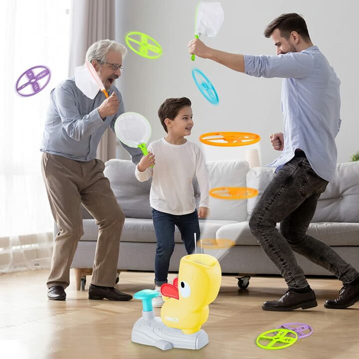 XAZASTOV Flying Discs Launcher - Fun Toy for Kids
