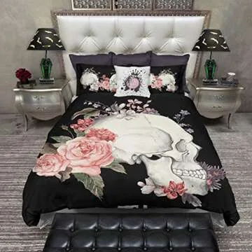 Gothic Vampire Table Lamp with USB Charging Port