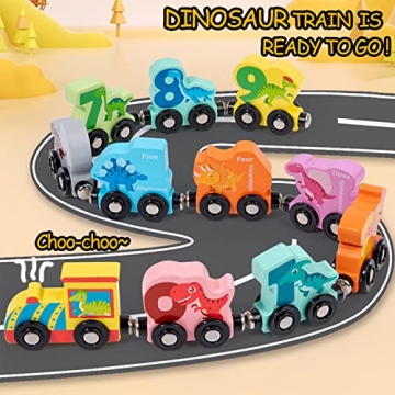ZRCCOX Dinosaur Train Set Toy for Kids Aged 3-6