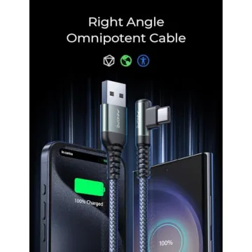 AINOPE USB C Cable 6.6ft Fast Charging 2-Pack