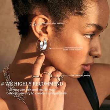 Stylish & Hypoallergenic Gold Hoop Earrings for Women