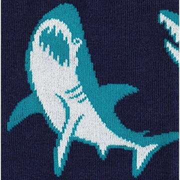 Sock It To Me, Shark Attack, Men's Crew Socks, Shark Socks