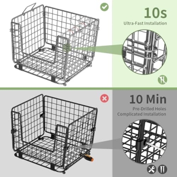 GGIU Wire Storage Basket for Kitchen Organization
