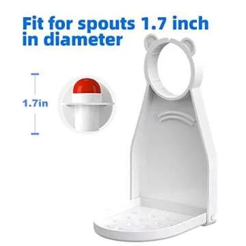Laundry Detergent Cup Holder [2 Pack] Detergent Drip Catcher for Laundry Room Organizer. No More Mess or Leaks