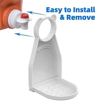 Laundry Detergent Cup Holder [2 Pack] Detergent Drip Catcher for Laundry Room Organizer. No More Mess or Leaks