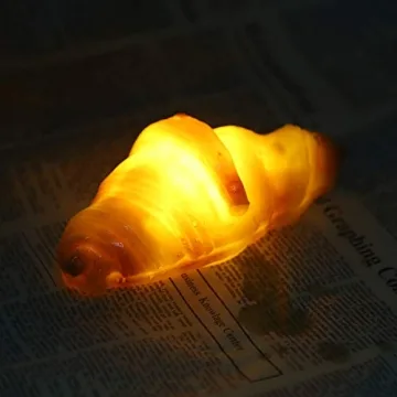 TRRAPLE Croissant Night Light - Cute Home Decor Lamp