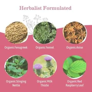 Earth Mama Organic Milkmaid® Tea | Lactation Support Herbal Tea Bags for Breastfeeding, Decaf Lacta...