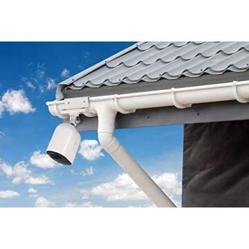 Wasserstein Weatherproof Gutter Mount for Arlo Cameras