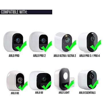 Wasserstein Weatherproof Gutter Mount for Arlo Cameras