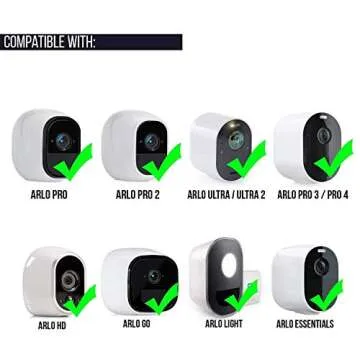 Wasserstein Weatherproof Gutter Mount for Arlo Cameras