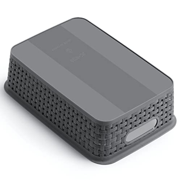 NETANY 8 Pack Plastic Storage Baskets - Durable & Multi-Purpose