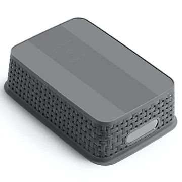 NETANY 8 Pack Plastic Storage Baskets - Durable & Multi-Purpose