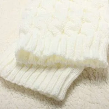 Senchanting Lady Winter Warm Leg Warmer Cable Knitted Crochet Long Socks Legging