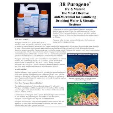 BayTec - 32oz Purogene Drinking Water Treatment and Water System Sanitizer for Water, Sanitizes Water Storage Systems, Provides for Long-Term Storage of Drinking Water